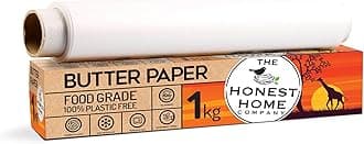 1Kg Butter Paper Roll | Ideal for Wrapping Roti, Paratha (As seen on Shark Tank) (100 Mtr Pack of 1)