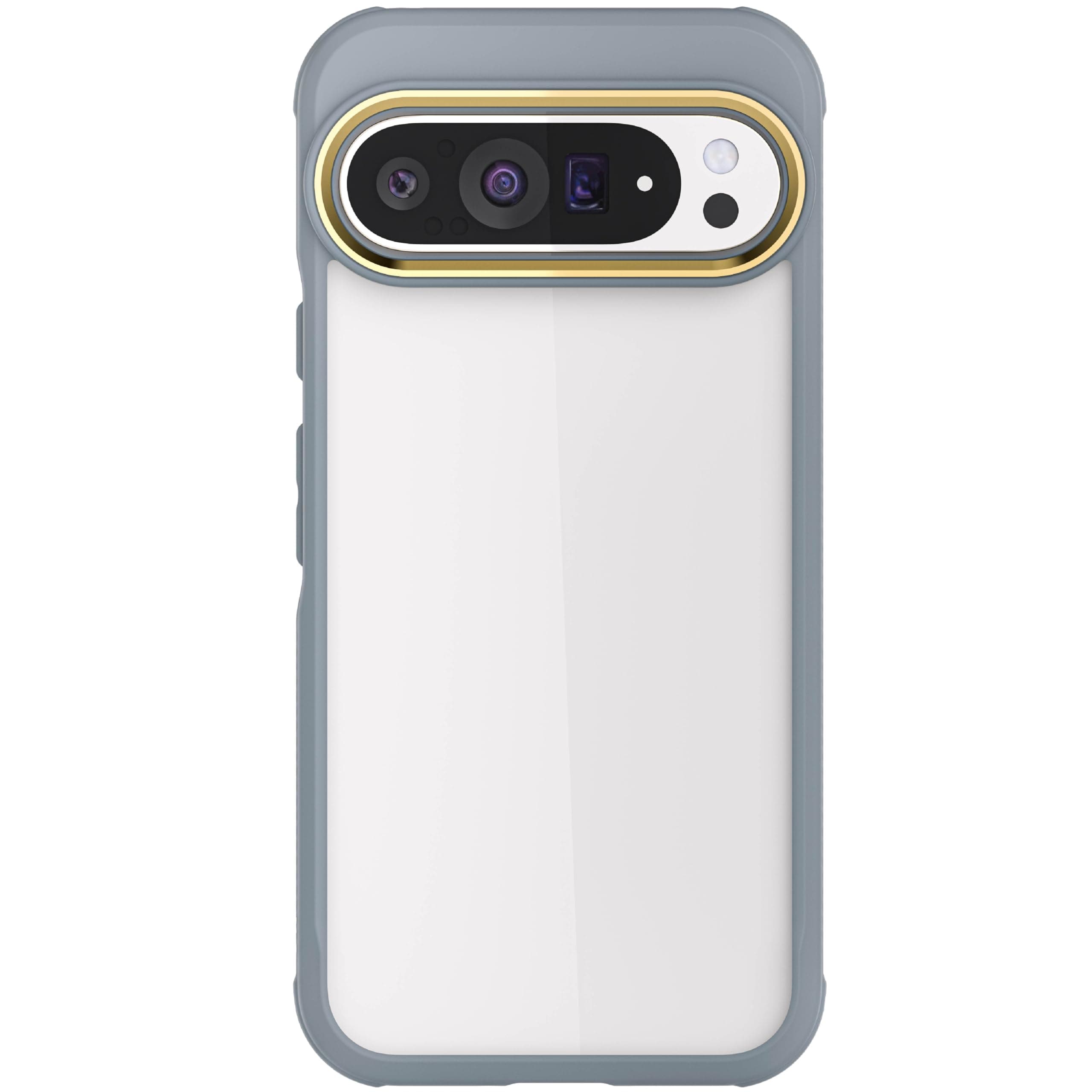 Ghostek Covert Google Pixel 9 Pro XL Clear Case - Compatible with Wireless Charging, Shockproof Silicone, Minimalist Phone Cover (6.8 Inch, Gray [Limited])