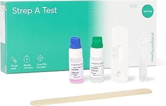 – Strep A Test Kit-Home Self-Test for Throat Infections -Accurate & Rapid Result in Under 5 Minutes -Detect Streptococcus A Bacterial Infection-Certified by CE Single Person Test Kit