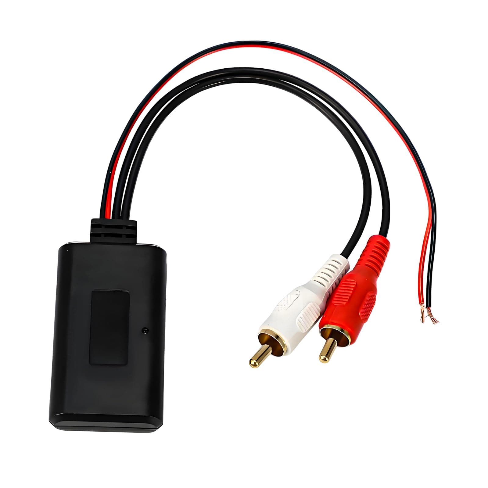 Car Bluetooth Aux Adapter, Bluetooth 5.0 Adapter Module with 2 RCA Input Aux Audio, Wireless Bluetooth Transmitter Receiver for Car Home Audio Stereo, Car Accessories