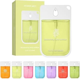 Power Mist Hydrating Hand Sanitizer Spray, Portable Power Hand Sanitizer Sprays, 10 Scents, Hand Sanitizers Travel Size Bulk Sanitizer Sprays for Adults And Kids (Vanilla)