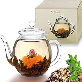 Glass Teapot high with Glass Lid | 0,5 L
