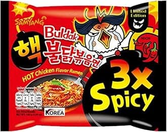 Samyang Buldak Fire Chicken Noodles 3X Spicy (Pack of 5)