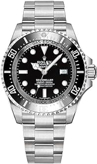 Rolex Sea Dweller Black Dial Stainless Steel Mens Watch 116660