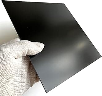 G10 Fiberglass Garolite 3D Printer Build Surface Plate Semi-Flexible Sheet 257.5mm/10.14"(Black Color)