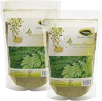 Thanjai Natural Arappu Powder 1Kg (500g Pouch X 2) 100% Natural Albizia Amara Arappu Powder Traditional Hair wash & Hair conditioner (1kg)