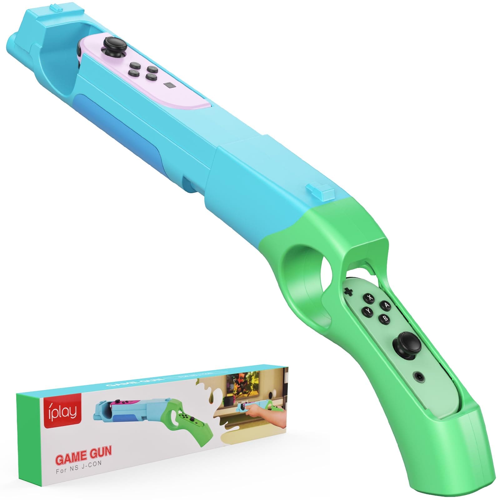 FASTSNAIL Shooting Gun Compatible with Nintendo Switch/Switch OLED Controller, Replacement for Game Hand Grips Compatible with Nintendo Switch/Switch OLED
