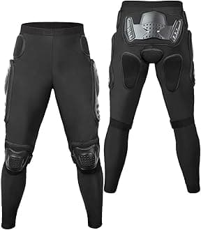 Motorcycle Riding Pant - Adult Youth Motocross Protectvie Gear, Dirt Bike Gear Pant with Armor for ATV Cyling Skateboard