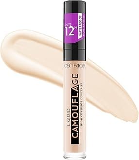 Liquid Camouflage High Coverage Concealer | Ultra Long Lasting Concealer | Oil & Paraben Free | Cruelty Free (005 | Light Natural)