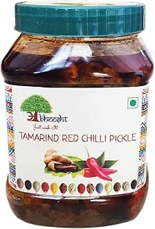 Abheesht Tamarind Red Chilli Pickle 400g | Homemade Traditional Achar | Imli Lal Mirch Achar | Pickles in Mustard Oil