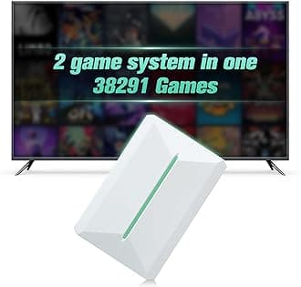 Retro Game Console HDD 500GB - Plug and Play With 38291 Built-in Games, Compatible With 50 Emulators, Playnite&Retrobat 2 System in 1, Portable