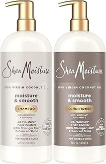 SheaMoisture Shampoo & Conditioner, Moisture & Smooth