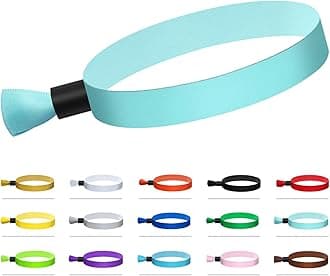 100 Cloth Wristbands for Events, Lightweight Concert & Club Entry (Color : Water Green)