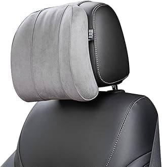 Forbell Car Neck Pillow Headrest, Memory Foam Car Headrest Pillow,Headrest Pillow for Car Relax Head Muscles and Relieve (Grey)