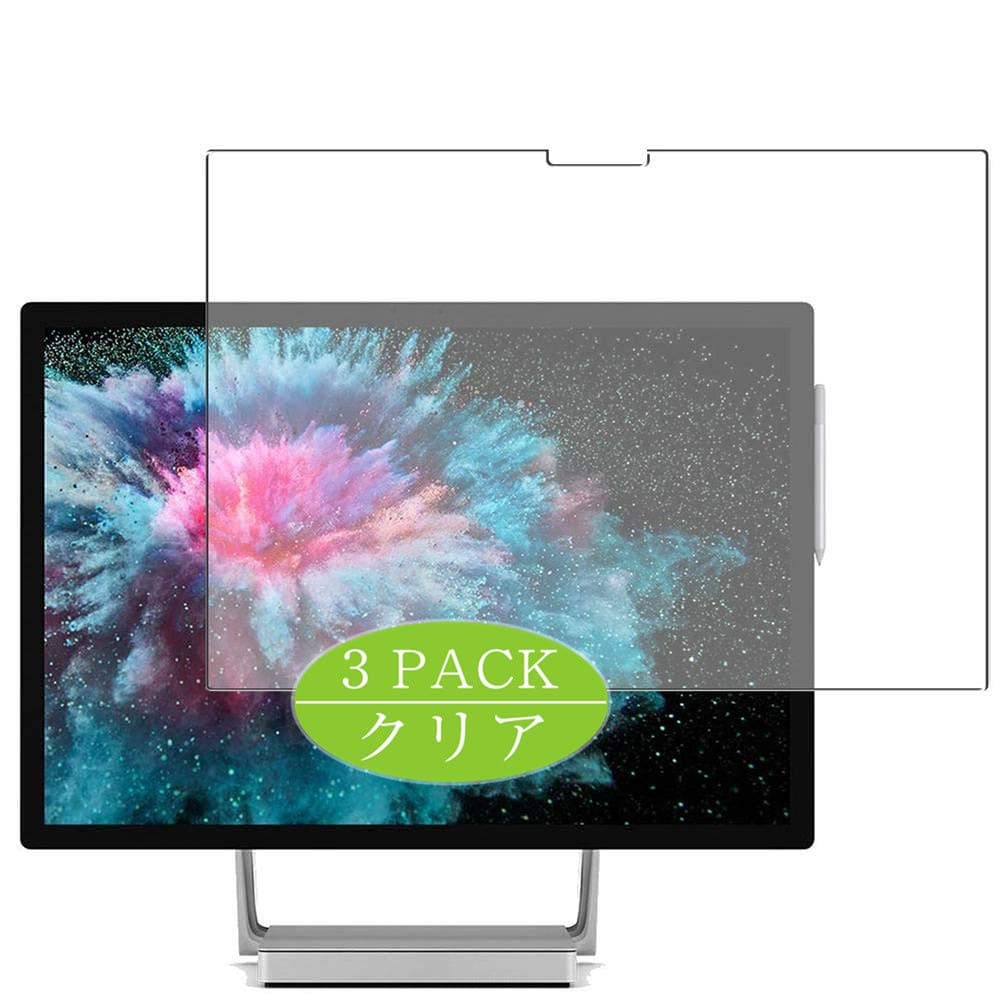 Vaxson 3-Pack Screen Protector Compatible with Microsoft Surface Studio 2 2019 28" Studio2, HD Film Protector [NOT Tempered Glass] Flexible Protective Film