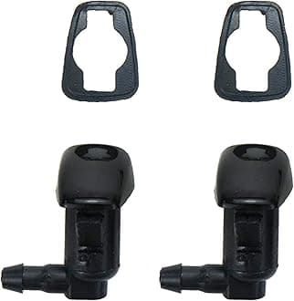 Modengzhe Windshield Washer Nozzles Replacement Compatible with Cadillac CTS 2009-2015, Single Hole Water Sprayer 25815793, Pack of 2