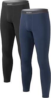 DAVID ARCHYMen’s Lightweight Thermal Underwear - Breathable Comfort for Cool Weather, Ideal for Active Use