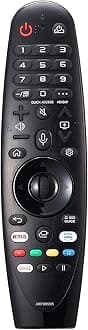 TEVCITY® Universal Magic Remote No. MR19BA & MR20GA with Voice, Scroll and Pointer Function Replacement for LG Smart LED TV. AKB775855505