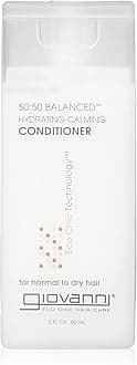 50:50 Balanced Hydrating Calming Conditioner - Leaves Hair pH Balanced, Ideal for Over-Processed, Environmentally Stressed Hair, No Parabens, Color Safe, Sulfate Free - 2 oz