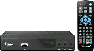 3300STB ATSC Converter Box with Recording, Media Player, Built-in Digital Clock, Analog to Digital, QAM Tuner, HDMI, USB