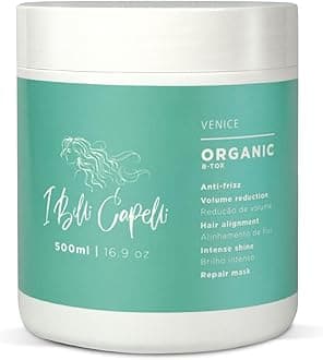 I Belli Capelli B-tox For Hair - B-tox Capilar Para El Cabello - Organic & Natural Brazilian Keratin Treatment - Anti-Frizz, Volume Reduction, Smoothing- Argan Oil, Collagen-17.7 oz/500 g