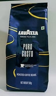 Puro Gusto, Roasted Coffee Beans Packet|Medium Dark Roast,500 Gram