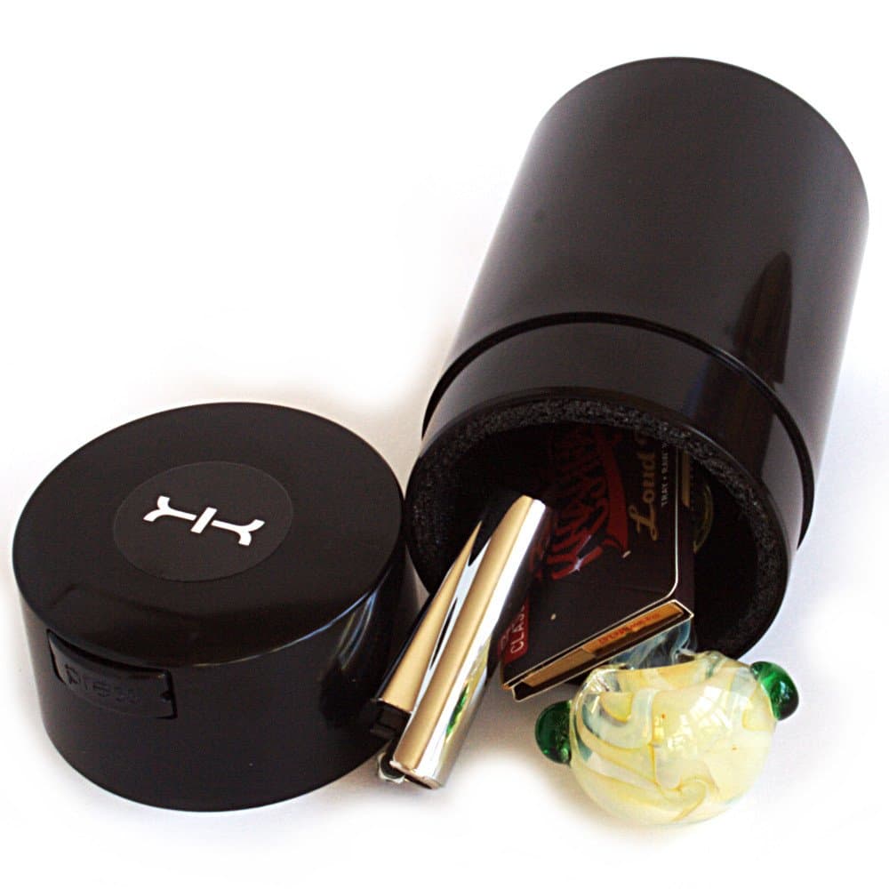 Hard Shell Vacuum Sealed Padded Container - Black