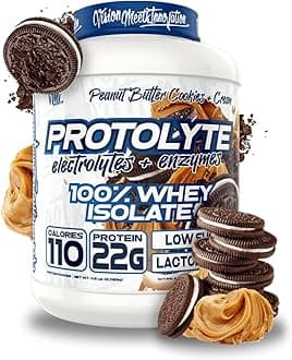 VMI Sports | ProtoLyte Whey Isolate Protein Powder | Low Calorie Whey for Weight Loss and Muscle Gain | Digestive Enzymes | Non-GMO (4.6 lb, Peanut Butter Cookies and Cream)