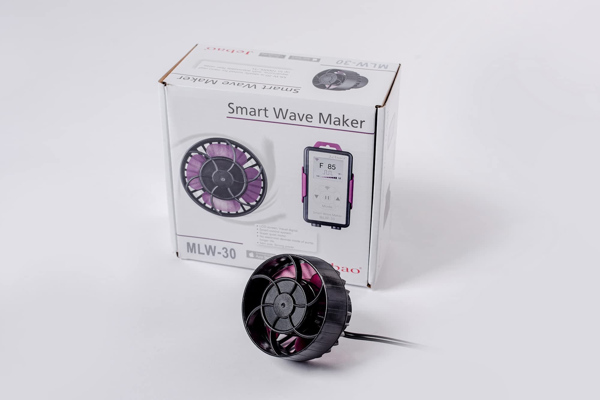 MLW Smart Wave Maker with LCD Display Controller for Saltwater Tank Magnetic Base (MLW-30)