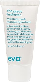EVO The Great Hydrator Moisture Hair Mask - Moisturise, Add Softness & Shine, Nourishing & Hydrating Treatment for Dry Hair - Travel Size, 30ml / 1.01fl.oz
