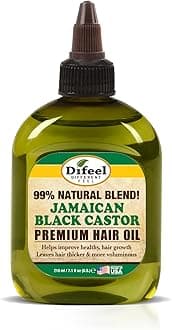 Difeel Premium Natural Jamaican Black Castor Hair Oil 7.78 oz - Jamaican Black Castor Oil for Hair Growth