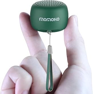 MOMOHO Mini Bluetooth Speaker Wireless Tiny Speakers with Built in Mic,TWS Portable for Travel Party Gift Outdoor Laptop (Green)