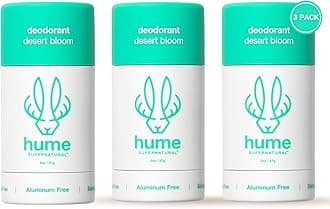 Probiotic Roll‑On Deodorant, Aluminum‑Free & Plant‑Based – Gentle on Sensitive Skin, Quick‑Drying, Long‑Lasting Sweat & Odour Protection for Teens & Adults - Desert Bloom, 3-Pack