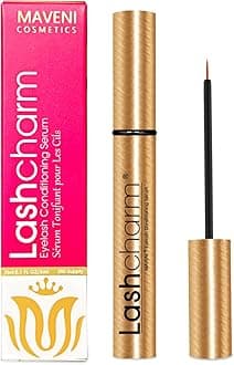 Lash Enhancing Serum, Women's Advanced Cosmetics, Eyelash Growth Serum, Promote Longer, Fuller, and Denser Eyelashes, Fast and Effective (Gold, 0.1 Fl Oz (Pack of 1))