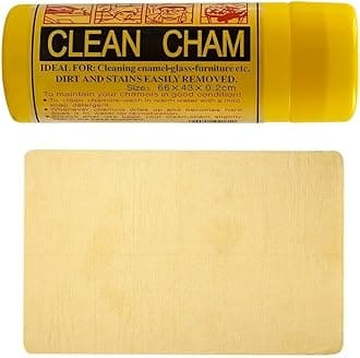 Dotted Premium Super Absorbent PVA Chamois | Leather Towel for Car, Office, Home Cleaning | Super Absorption Chamois Capacity of 250 Ml Water (2, 66x43 Large)