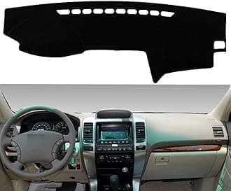 Compatible with Toyota Land Cruiser Prado j120 2003-2009 Car Dashboard Cover Non-slip Mat Anti-UV Dash Cover Sun Protection
