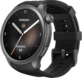 Amazfit Balance Smart Watch 46mm with Fitness Tracker, Body Composition & Health Analysis, Sleep Recovery, GPS, Amazon Alexa Built-In, Bluetooth Calling, Fitness Watch for Android iPhone, Black