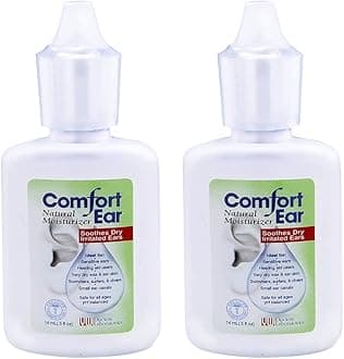 Westone Comfort Ear Natural Ear Drops for Itchy Ears, Ear Ache Drops Adults & Kids | Earwax Aid for Dry Ears | Personal Comfort for Hearing Aid, Swimmers, and Ear Itch Relief for Humans | Pack of 2