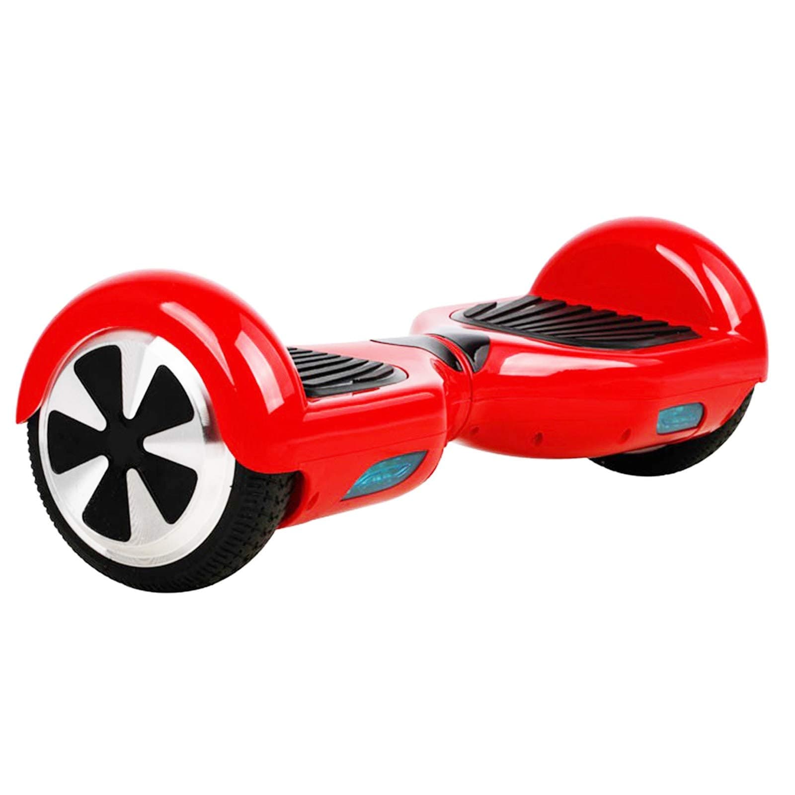 Hoverboard UFO Red Safe Smart Two Wheel Alien Self Balancing Electric Scooter Rider Hover Board Skateboard Fly Glider Roller UL2272 Certified