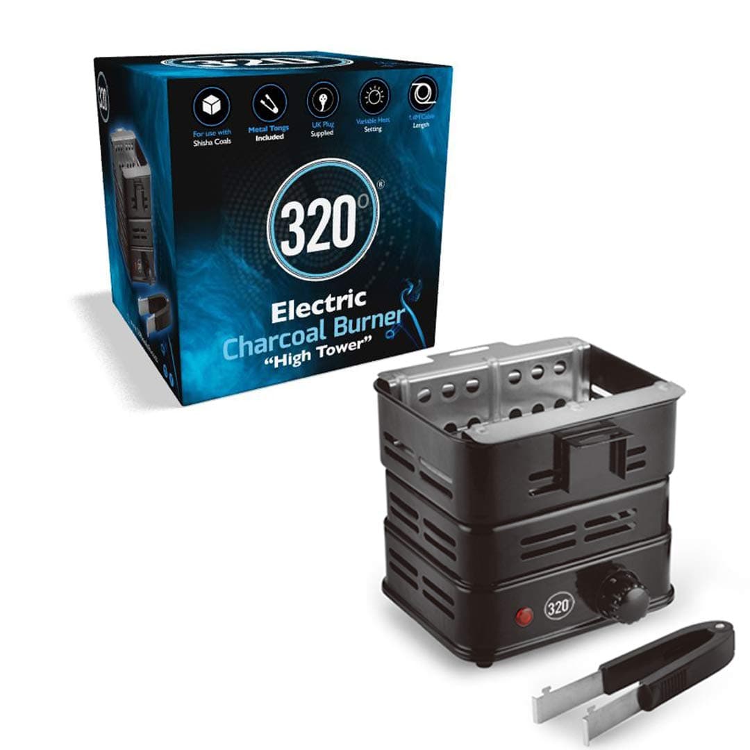 Electric 'High Tower' Charcoal Burner for BBQ & Coconut Coal Coil Stove Lighter - FULL WARRANTY