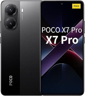 Poco X7 PRO 5G + 4G LTE (for Tmobile Mint Tello & Global) (256GB + 12GB) Ai 6.67" 50MP Gamers Phone NFC Dual sim Unlocked Model 2412DPC0AG (Black)
