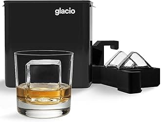 Clear Ice Maker Set – Crystal Clear Ice Ball & Cube Molds for Whiskey and Cocktails | Dilution-Free Directional Freezing Design | Easy Removal