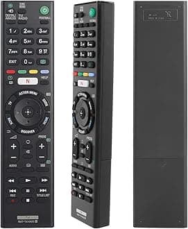 Universal RMT-TX100D Remote Control Replacement for Sony Bravia TVs, Fit for Sony Smart TV Remote Control RMT-TX300E RMT-TX101J RMT-TX102U RMT-TX102D RMT-TX200E RMT-TX101D, No Setup Required