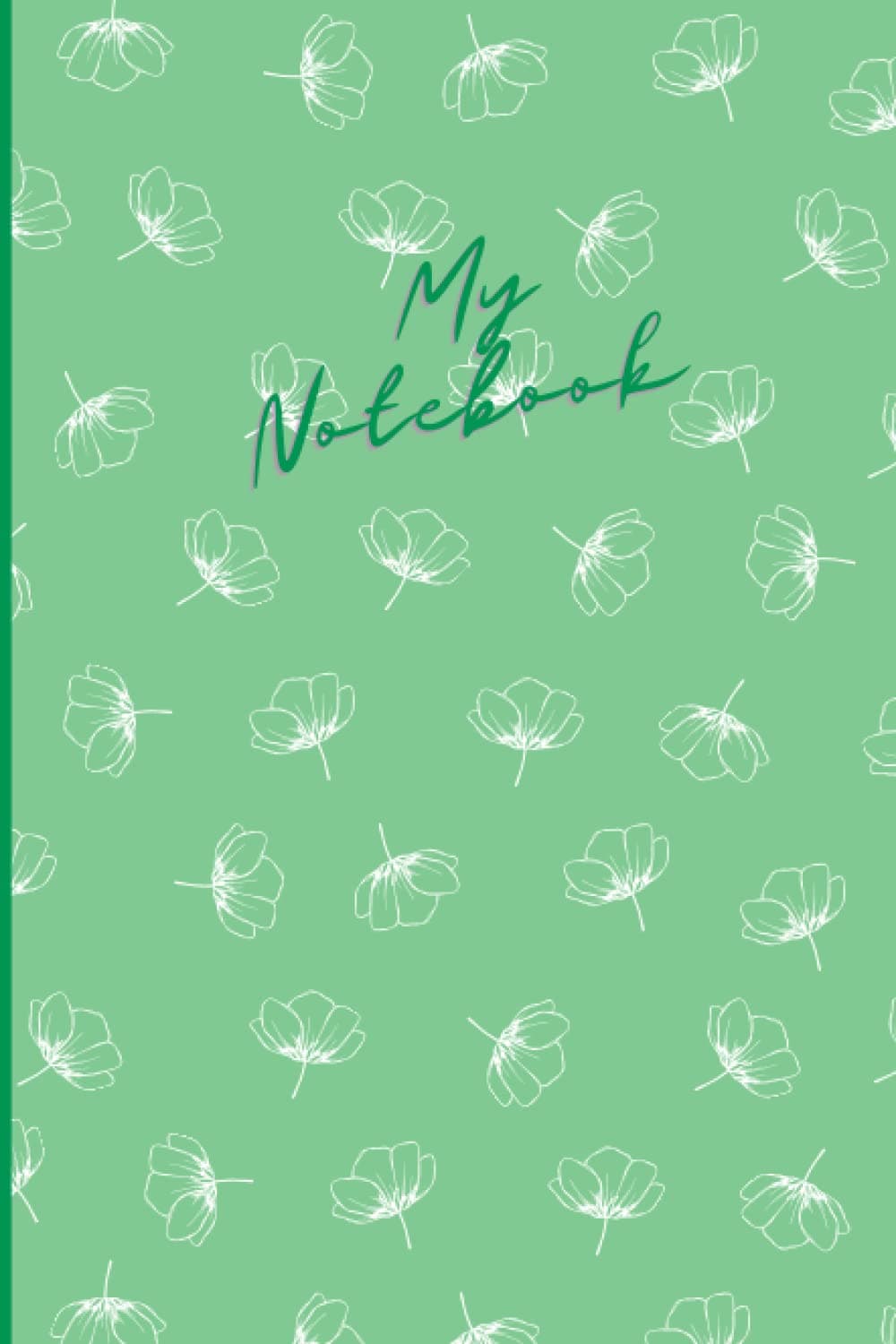 Composition notebook (flower cover)