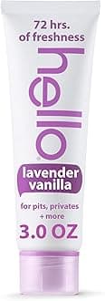 All Over Lavender Vanilla Whole Body Deodorant Cream, Aluminum Free Deodorant Cream for Pits, Privates + More, Offers 72 Hours of Freshness, Safe for Sensitive Skin, Vegan, 1 Pack, 3 Oz Tube