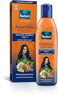 - Ayurvedic Coconut Hair Oil | for Hair Fall Control & Hair Growth | with Coconut & 25 Ayurvedic Herbs Like Amla, Neem, Bhringraj, Brahmi, Methi Etc | Clinically Proven | 300Ml