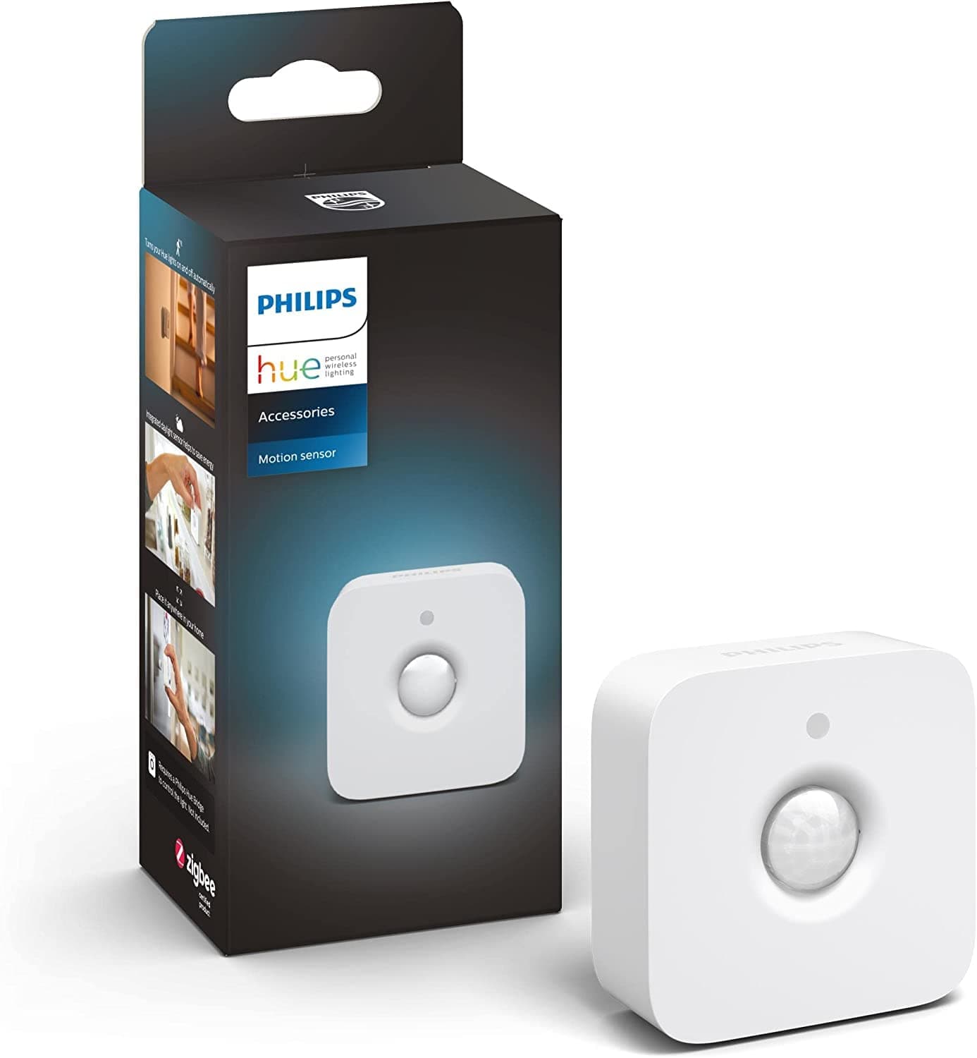 Indoor Motion Sensor with Wireless Control. Smart Lighting Accessory.