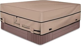 Waterproof 600D Polyester Square Hot Tub Cover Outdoor SPA Covers 85 x 85 inch