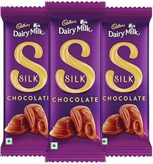 Dairy Milk Silk Chocolate Bar, 144 g (Pack of 3)