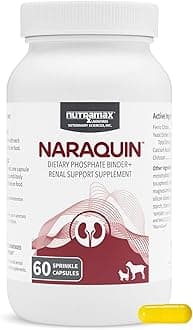 NARAQUIN™ Dietary Phosphate Binder + Renal Support Supplement for Cats & Dogs, 60 Count